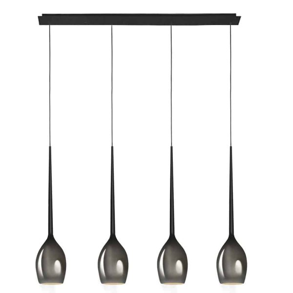 Lampa wisząca nowoczesna IZZA 4 dymiony AZ2938 - Azzardo