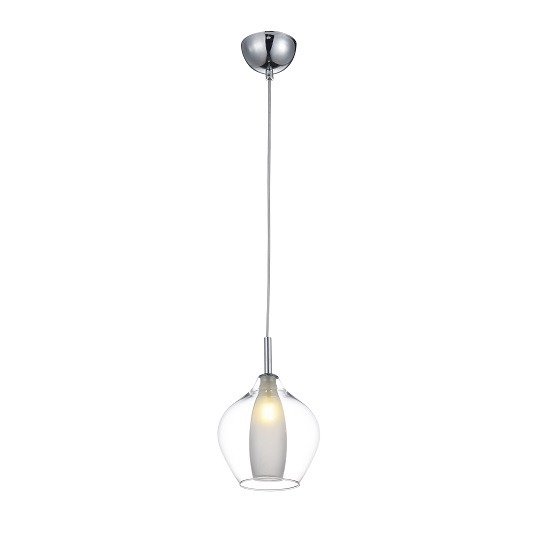 Lampa wisząca nowoczesna Amber Milano 1 chrom AZ3074- AZzardo