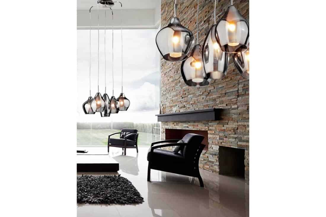 Lampa wisząca nowoczesna Amber Milano chrom AZ3076 - AZzardo - obrazek 3