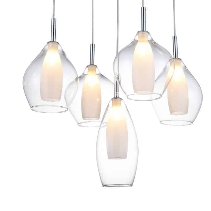Lampa wisząca nowoczesna Amber Milano chrom AZ3076 - AZzardo - obrazek 4