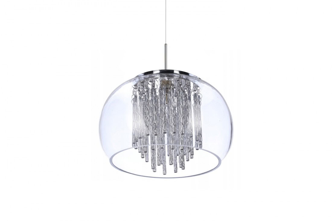 Lampa designerska wisząca Rego 1 chrom AZ3081 - Azzardo