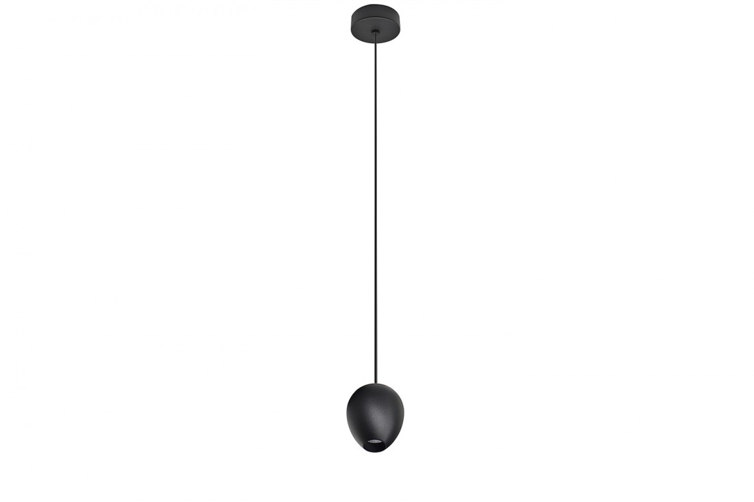 Lampa wisząca nad wyspę Ovum 1 czarna AZ3095 - Azzardo