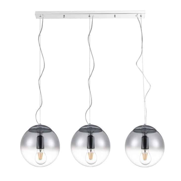 Lampa nad stół designerska wisząca Iris 3 chrom AZ3103 - Azzardo