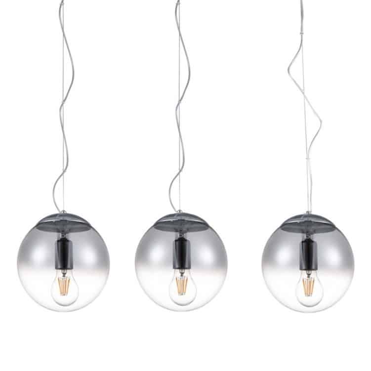 Lampa nad stół designerska wisząca Iris 3 chrom AZ3103 - Azzardo - obrazek 2