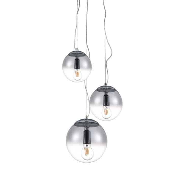Lampa nad stół designerska wisząca Iris 3 chrom AZ3104 - Azzardo - obrazek 2