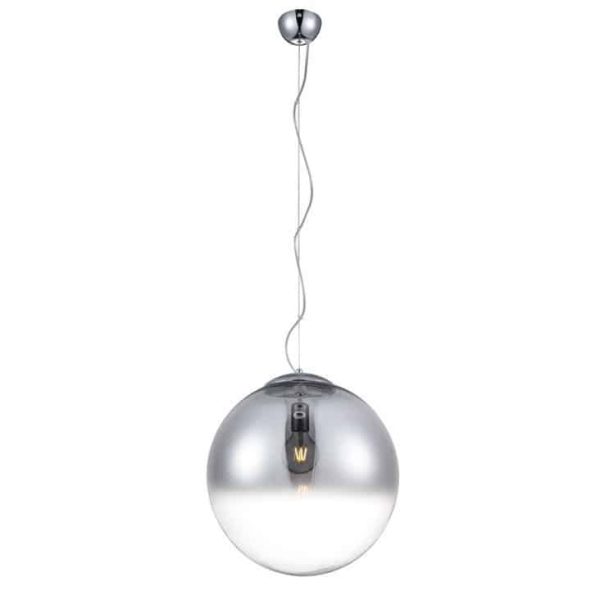 Lampa designerska wisząca Iris 40 chrom AZ3107 - Azzardo
