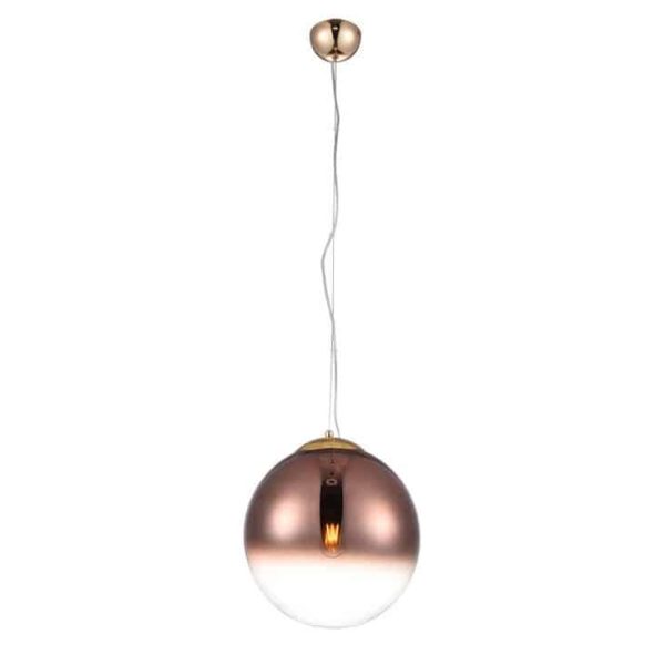 Lampa designerska wisząca Iris 30 miedziana AZ3109- AZzardo