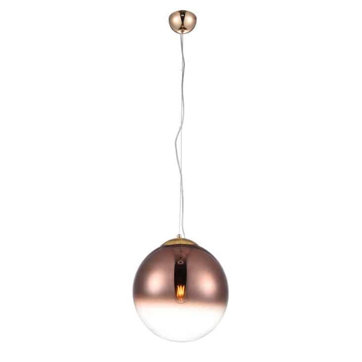 Lampa designerska wisząca Iris 30 miedziana AZ3109- AZzardo
