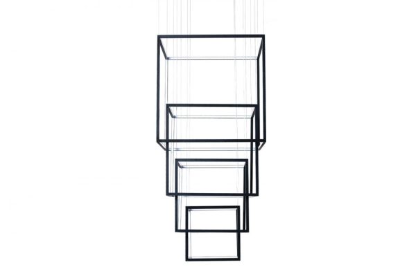 Lampa wisząca długa na antresole Opera XL DIMM czarna AZ3139 - Azzardo
