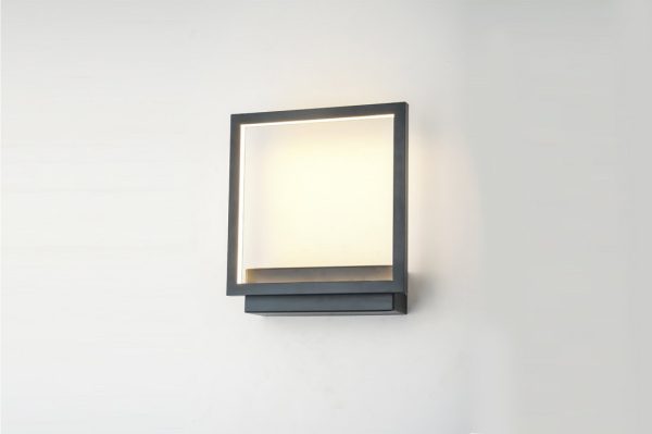 Kinkiet nowoczesny kwadrat LED Opera czarny AZ3141 - Azzardo