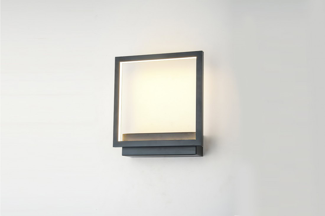 Kinkiet nowoczesny kwadrat LED Opera czarny AZ3141 - Azzardo