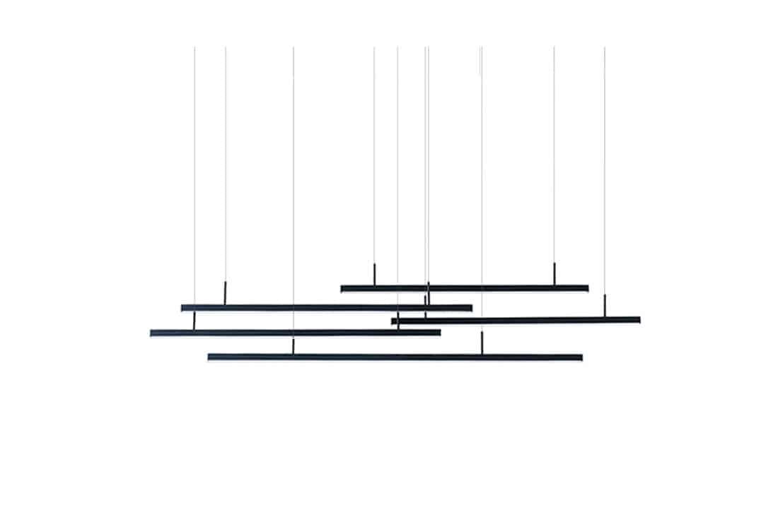 Lampa designerska wisząca Merlo DIMM czarna AZ3184 - Azzardo