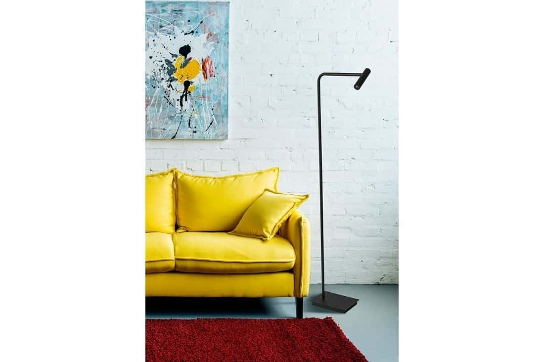 Lampa podłogowa minimalistyczna z regulowanym LED Fler czarna AZ3202 - Azzardo