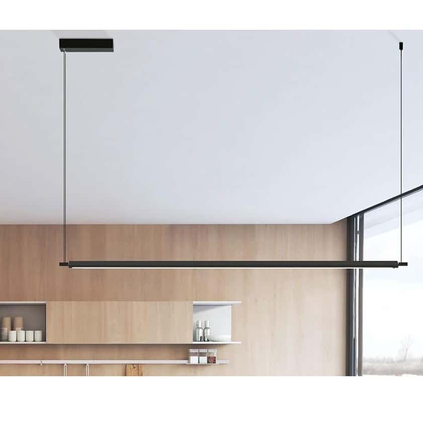 Lampa wisząca nowoczesna nad wyspę Flash 3000K czarna AZ3203 - Azzardo