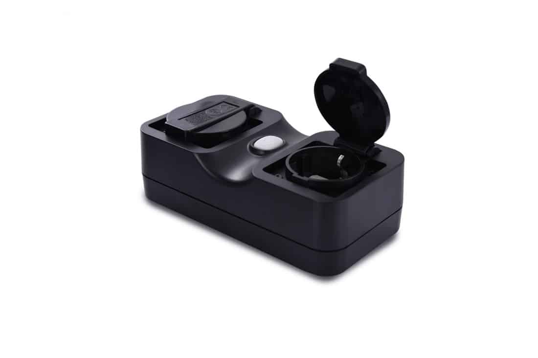 Wtyczka podwójna zewnętrzna smart WiFi Power 16A IP44 AZ3223 - AZzardo