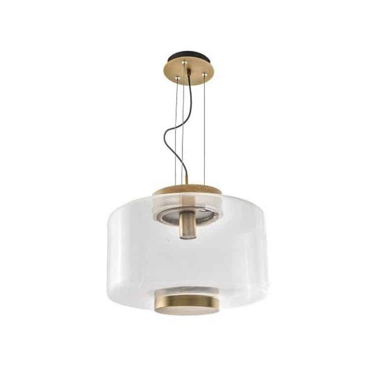 Lampa wisząca szklana do kuchni złote dodatki Sorel AZ3343 - AZzardo