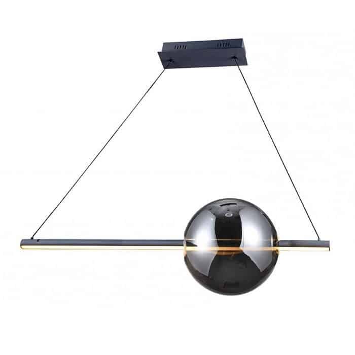 Lampa designerska wisząca Sandra 1 DIMM czarna AZ3351 - Azzardo