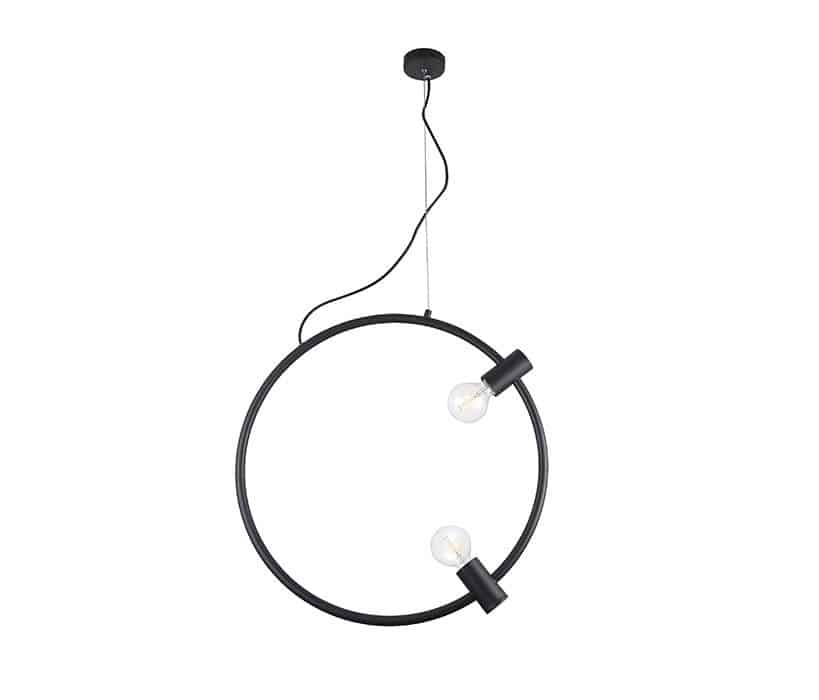 Lampa designerska wisząca Orsola czarna AZ3353 - Azzardo