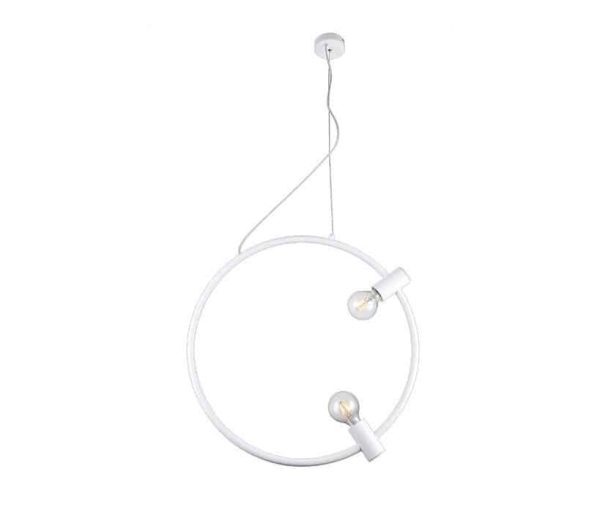 Lampa designerska wisząca Orsola biała AZ3354 - Azzardo