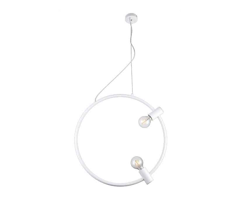Lampa designerska wisząca Orsola biała AZ3354 - Azzardo