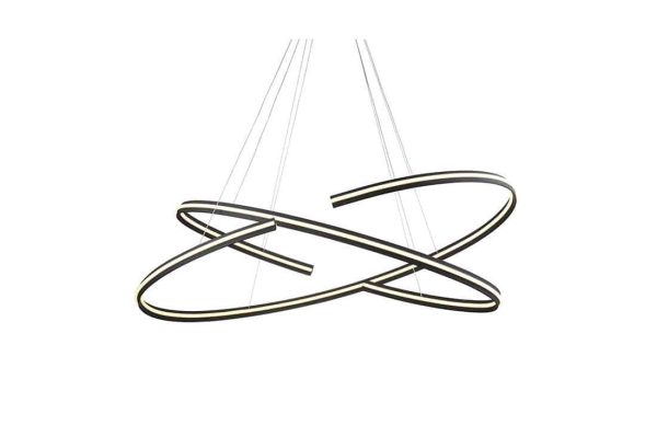 Lampa wisząca RING Alessia XL DIMM czarna AZ3356 - Azzardo