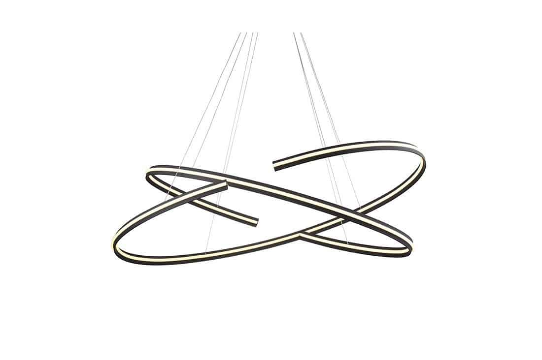 Lampa wisząca RING Alessia XL DIMM czarna AZ3356 - Azzardo