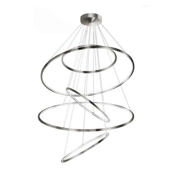 Lampa wisząca RING Wheel XXL DIMM chrom AZ3417 - Azzardo