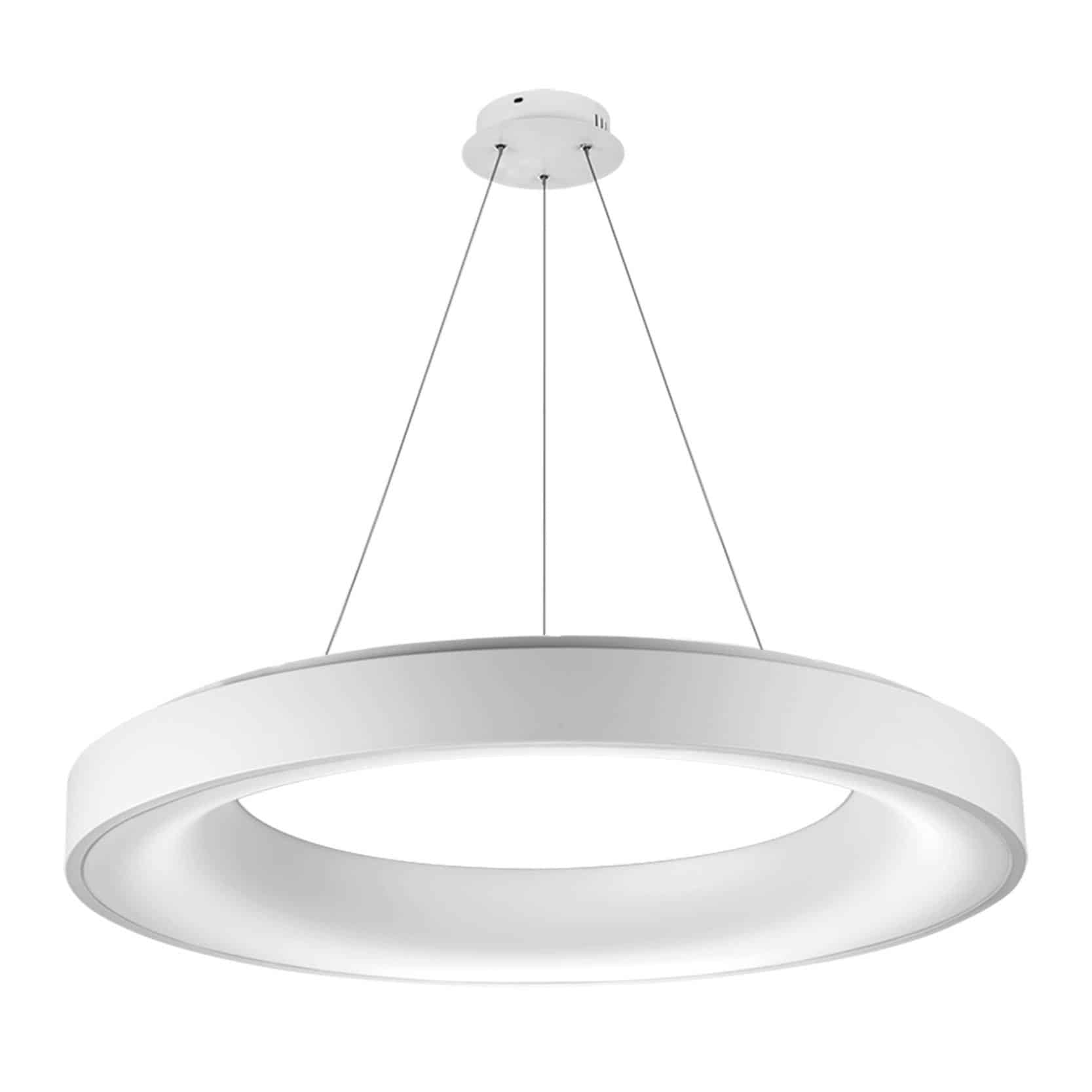 Lampa wisząca sterowana pilotem RING Sovana 80 CCT biała AZ3448 - Azzardo