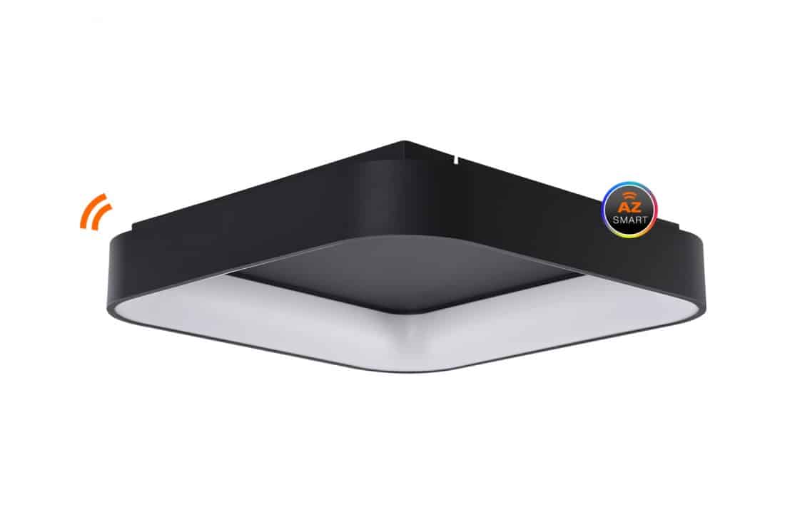 Plafon nowoczesny na pilota+smart SOLVENT S 110 BK AZ4011 - Azzardo