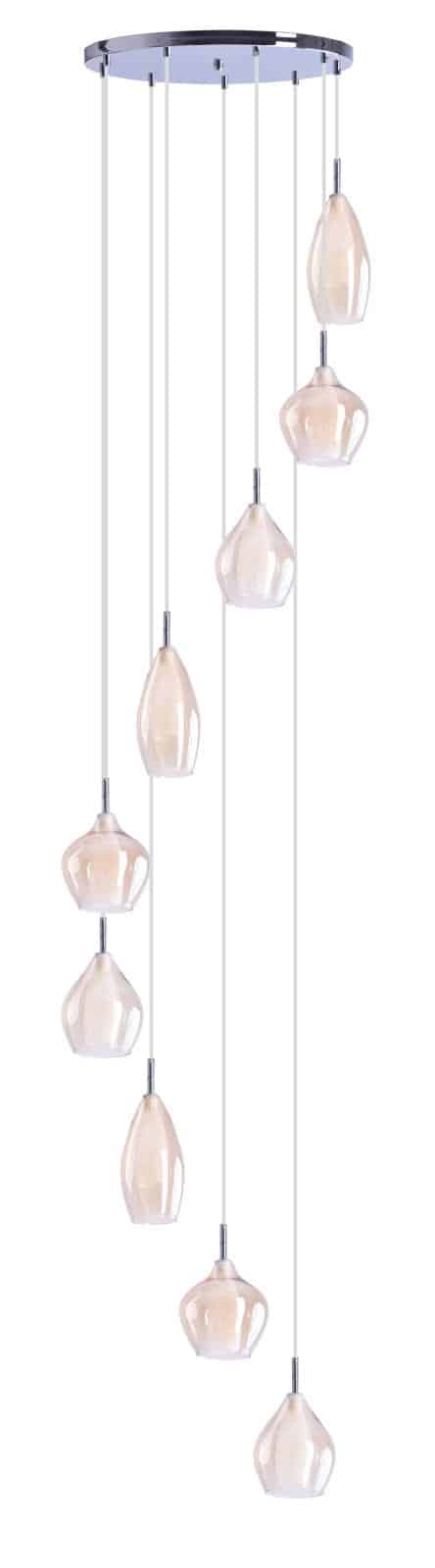 Lampa wisząca Amber Milano 9 AZ4014 - Azzardo