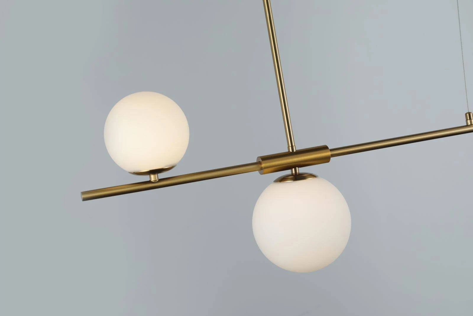 Lampa wisząca złoty stelaż białe kule do salonu Santander AZ4419 - Azzardo - obrazek 4