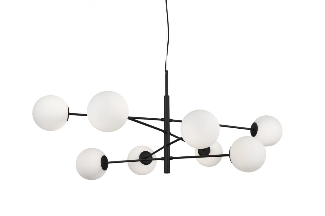 Lampa wisząca kule Oviedo 8 AZ4422 czarny - Azzardo