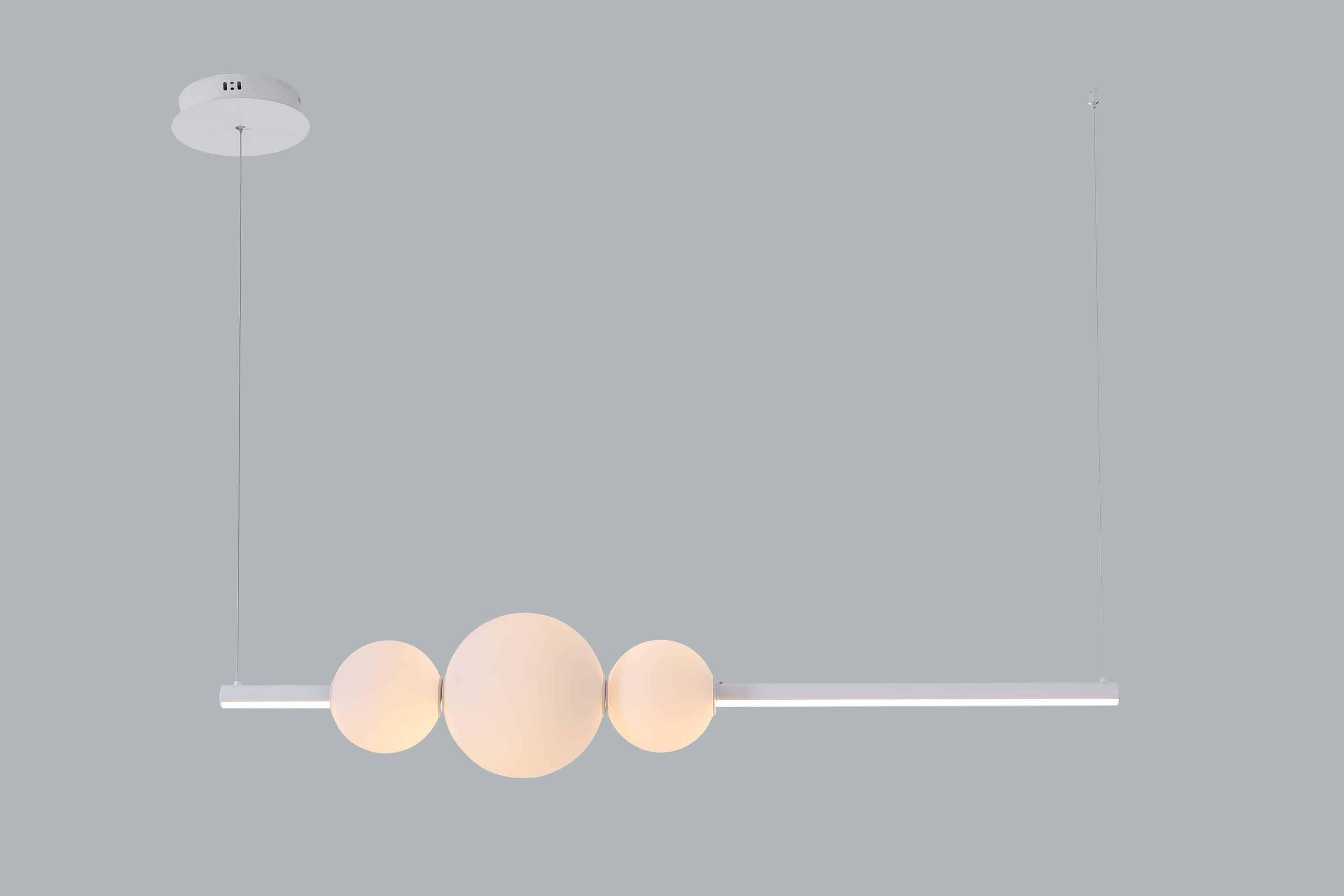 Lampa stylowa biała wisząca Sandra 3 DIMM AZ4426 - Azzardo - obrazek 4