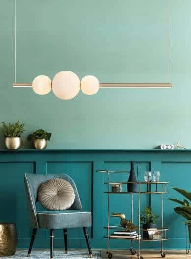 Lampa stylowa złota wisząca Sandra 3 DIMM AZ4427 – Azzardo