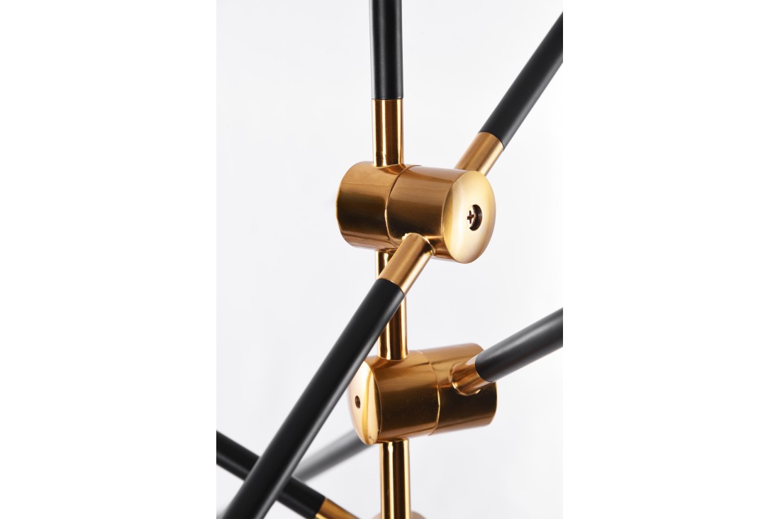 Lampa wisząca stylowa czarno-złota SOLEN 6 AZ4700 – Azzardo - obrazek 3