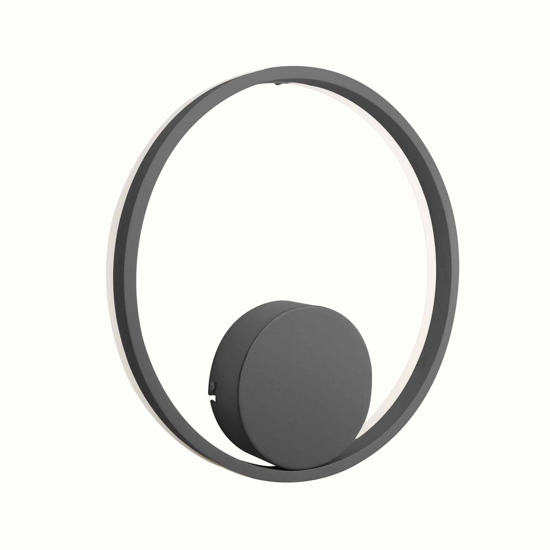 Kinkiet designerski okręgi LED czarny Halo 40 AZ4705 - Azzardo