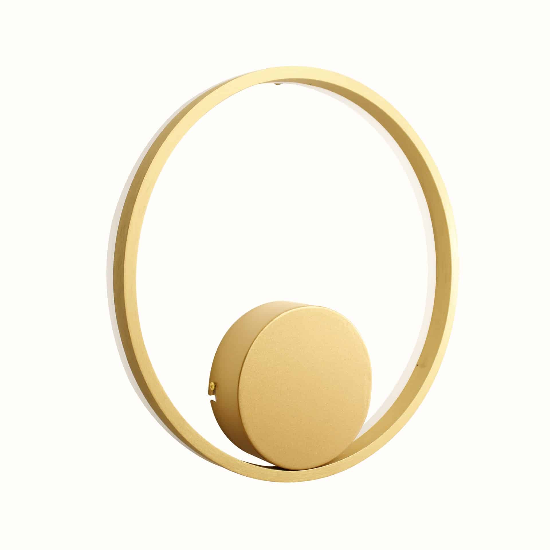 Kinkiet designerski okręgi LED złoty Halo 40 AZ4706 - Azzardo
