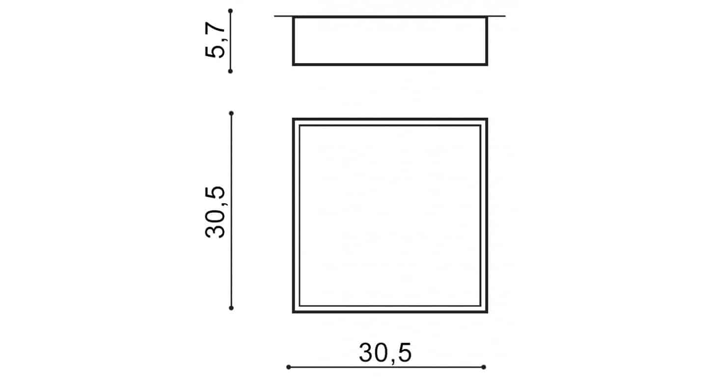 Plafon nowoczesny Monza S 30 CCT + PILOT AZ4773 - Azzardo - obrazek 2
