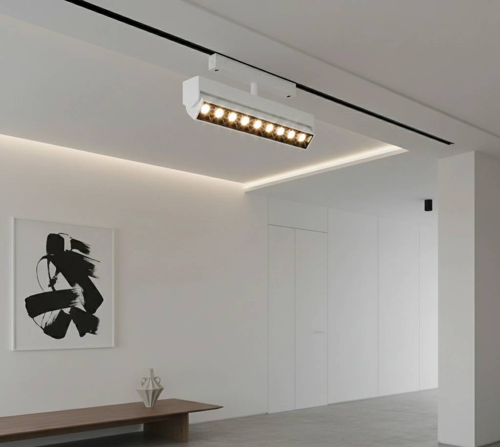 Lampa do szynoprzewodu biała ALFA SONYA TRACK MAGNETIC 20W POINTS60 CCT SMART - AZ4845 - Azzardo