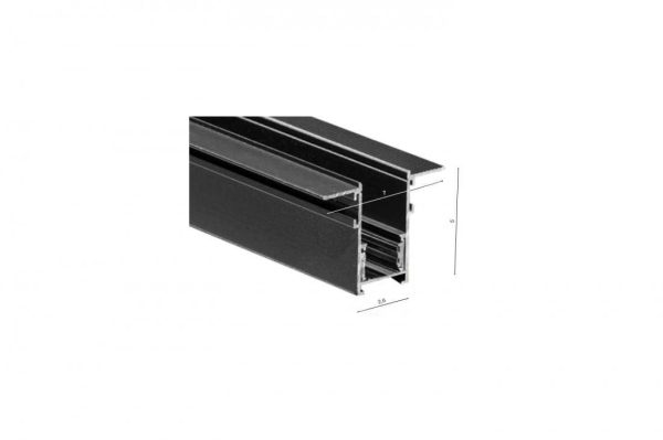 Szyna magnetyczna ALFA GIPS1 200cm czarna AZ4865 – Azzardo