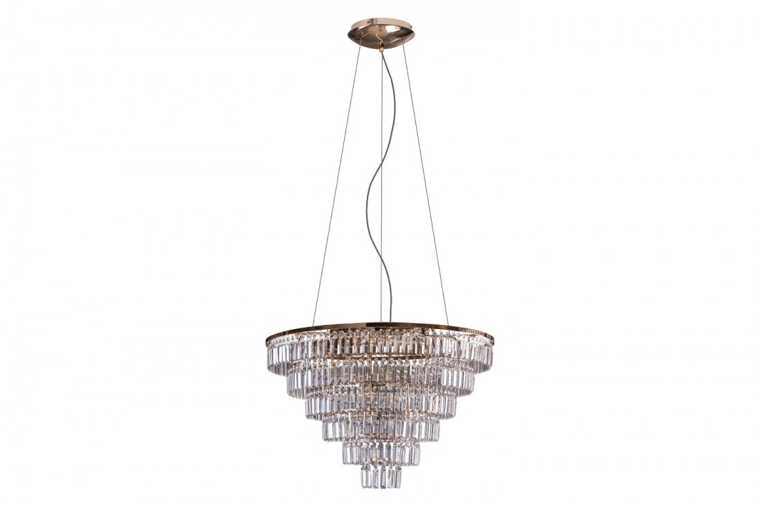Lampa kryształowa wisząca/sufitowa SALERNO XL GO AZ4906 - AZzardo - obrazek 2