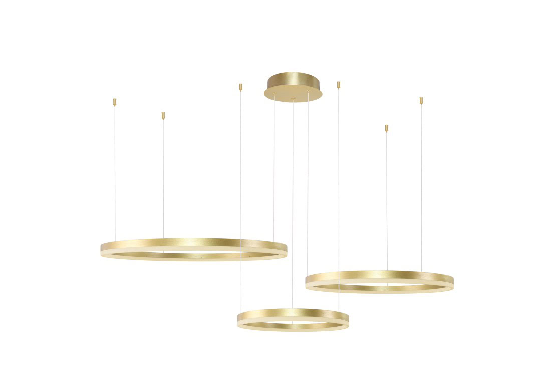 Lampa wisząca na pilota 3 okręgi RING HALO 100+80+60 CCT GO AZ4976 - AZzardo