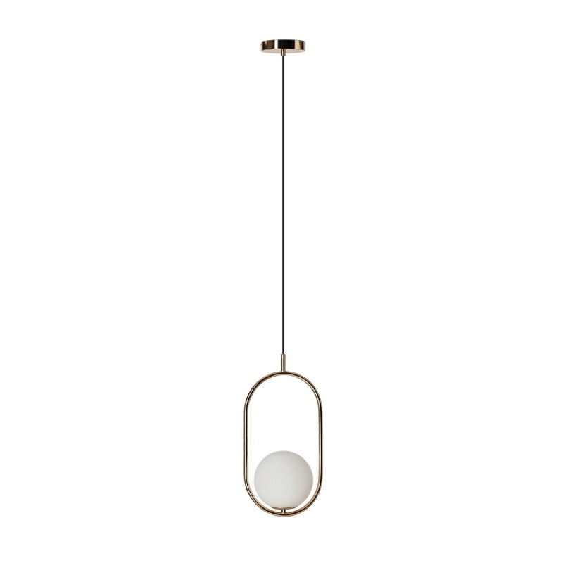 Lampa wisząca kula biały + złoty COCO 1 PENDANT AZ4981 - AZzardo