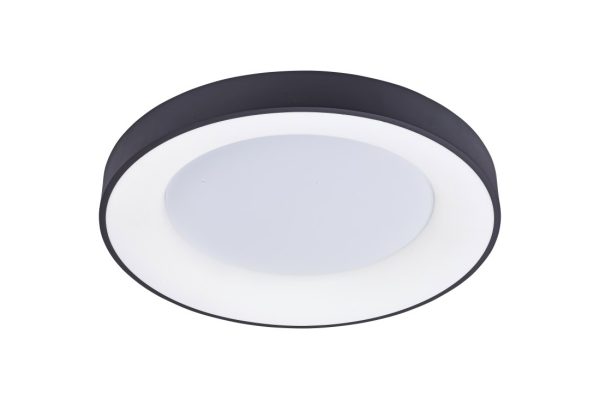 Lampa sufitowa nowoczesna czarna SANTANA 38 3000K BK AZ4987 - AZzardo