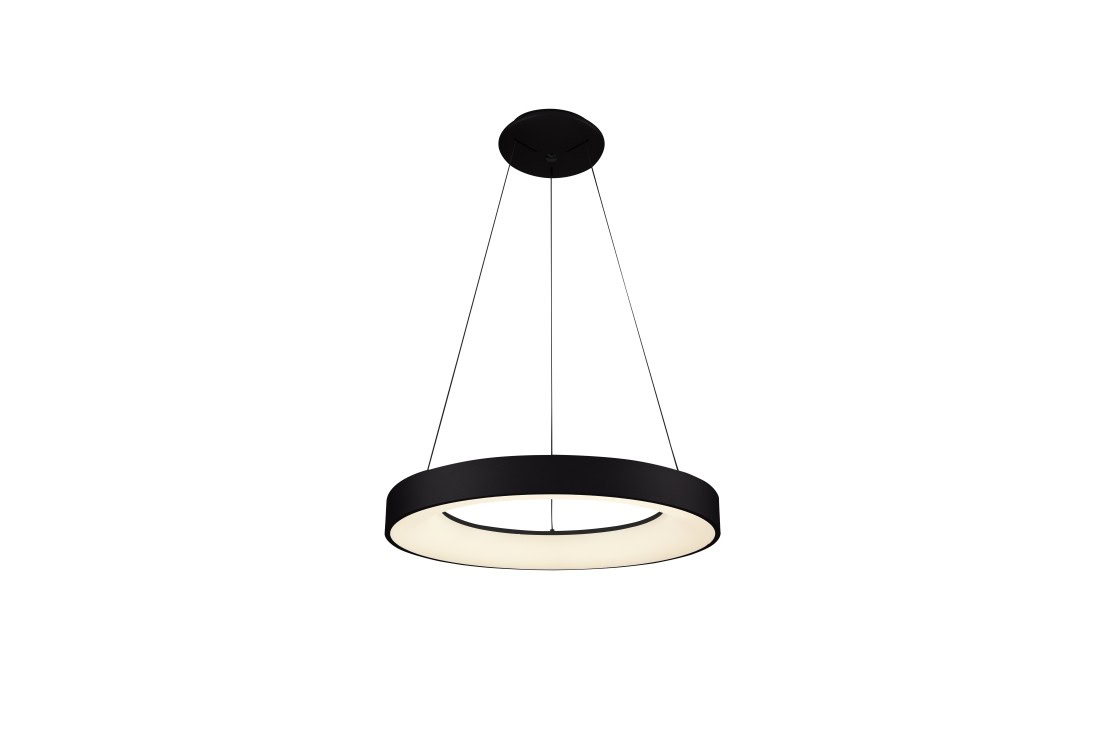Lampa wisząca czarna RING SANTANA 38 3000K AZ4999 - AZzardo