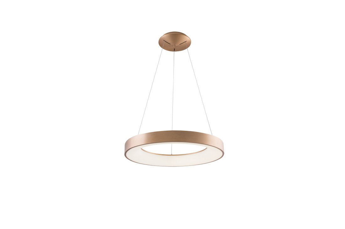 Lampa wisząca na pilota złota RING SANTANA PENDANT 80 CCT AZ5013 - AZzardo
