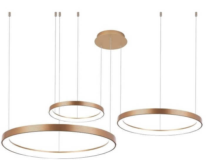Lampa wisząca RING AGNES PENDANT 38+58+78 DIMM CCT SWITCH GO AZ5026 - AZzardo