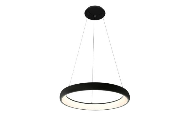 Lampa wisząca na pilota RING ANTONIO PENDANT 81 CCT BK AZ5066 - AZzardo