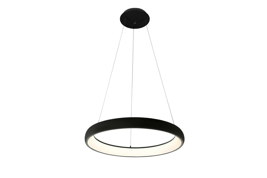Lampa wisząca na pilota RING ANTONIO PENDANT 81 CCT BK AZ5066 - AZzardo