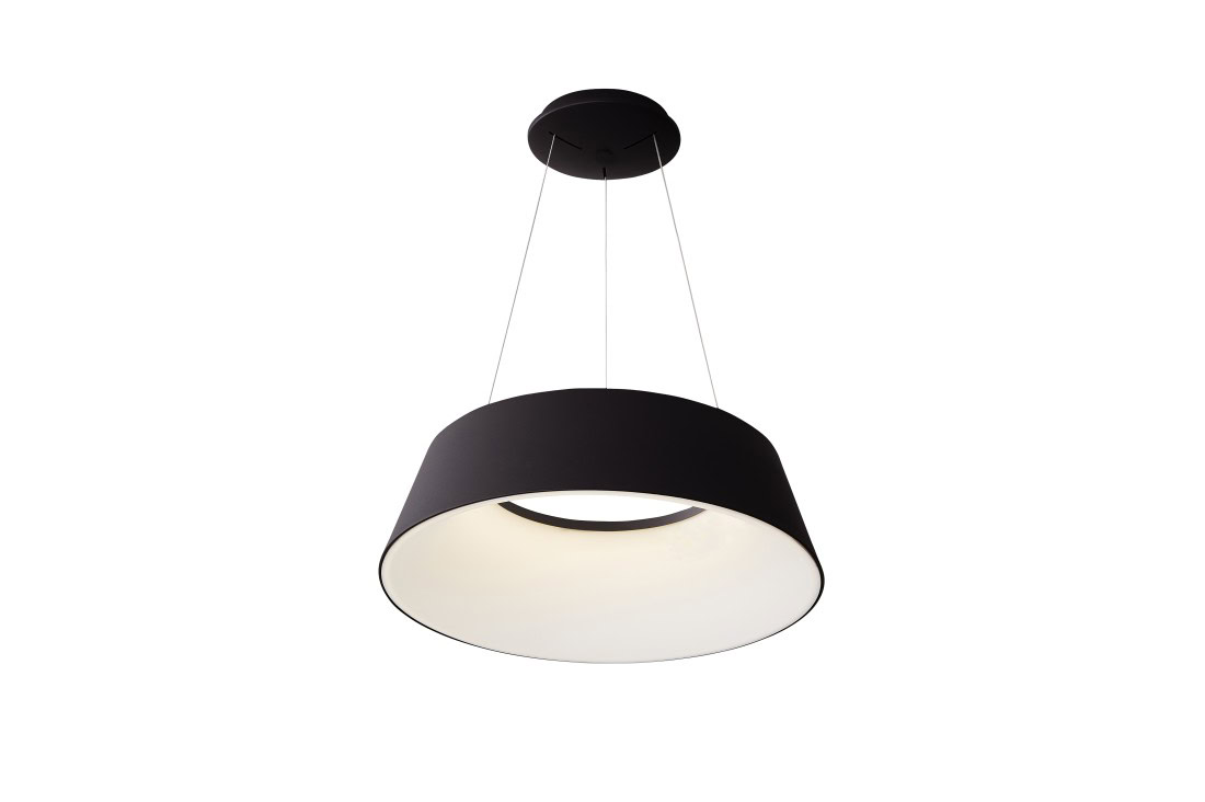 Lampa wisząca abażur na pilota zmiana barwy światła EMMA 60 CCT BK AZ5094 - AZzardo
